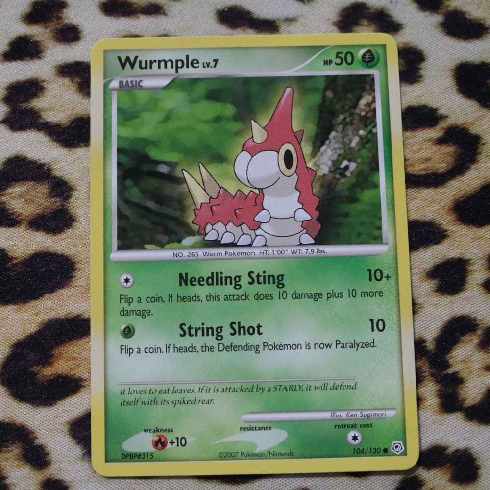 Wurmple 104/130 Pokemon Card